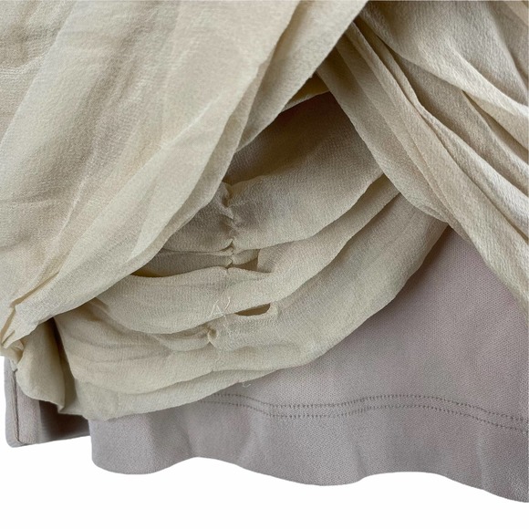 alice+olivia Goddness Dress Drapey Mini Length Pink Size 6 - Picture 6 of 9